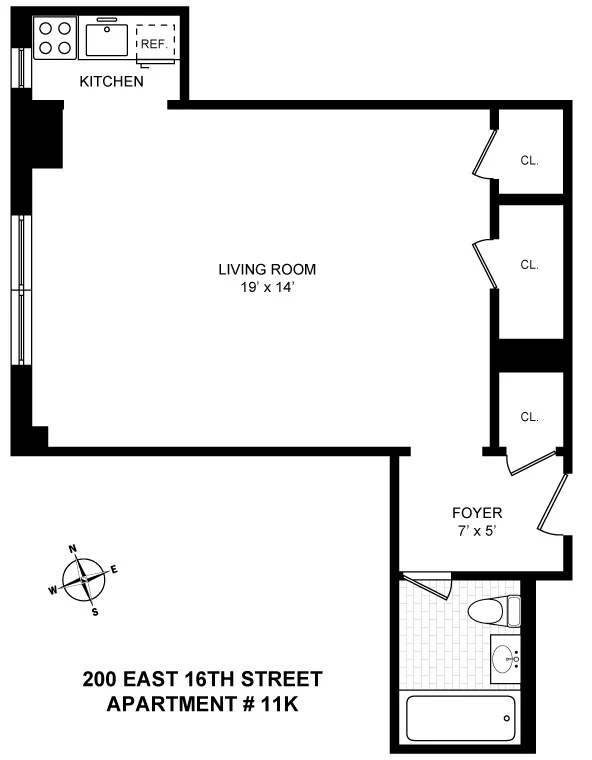 Unit for sale at 200 E 16TH Street, Manhattan, NY 10003