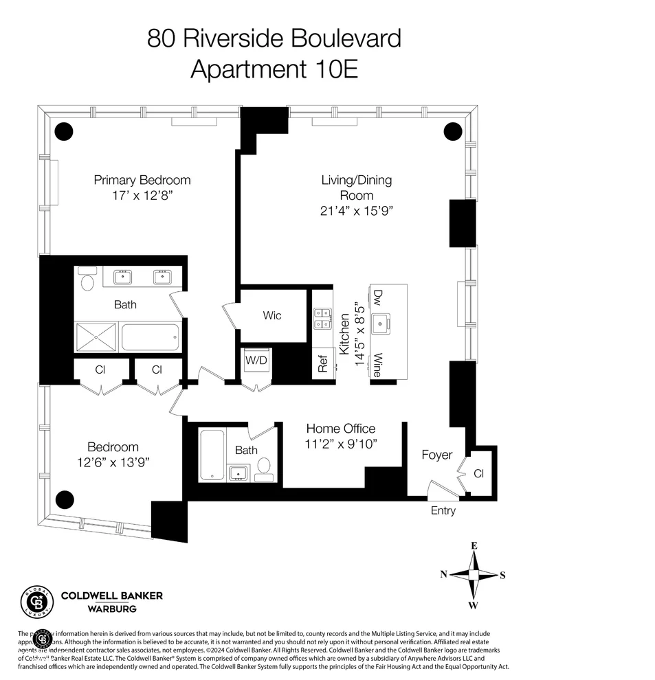 Unit for sale at 80 RIVERSIDE Boulevard, Manhattan, NY 10069