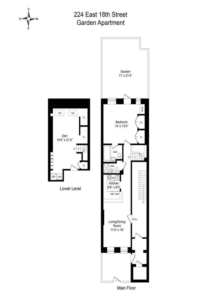 Unit for sale at 224 E 18TH Street, Manhattan, NY 10003