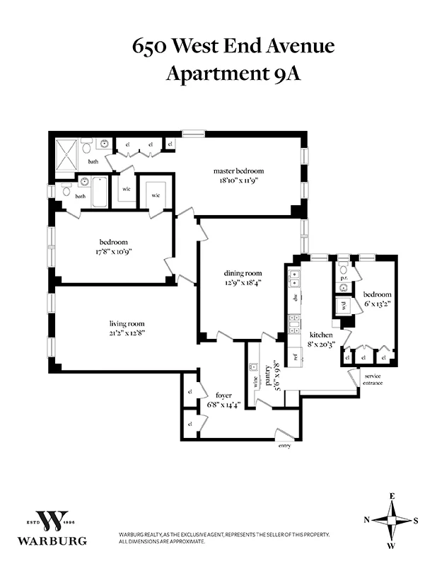 Unit for sale at 650 W END Avenue, Manhattan, NY 10025