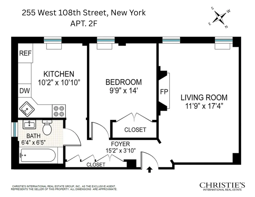 Unit for sale at 255 W 108TH Street, Manhattan, NY 10025