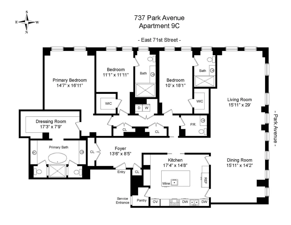 Unit for sale at 737 Park Avenue, Manhattan, NY 10021
