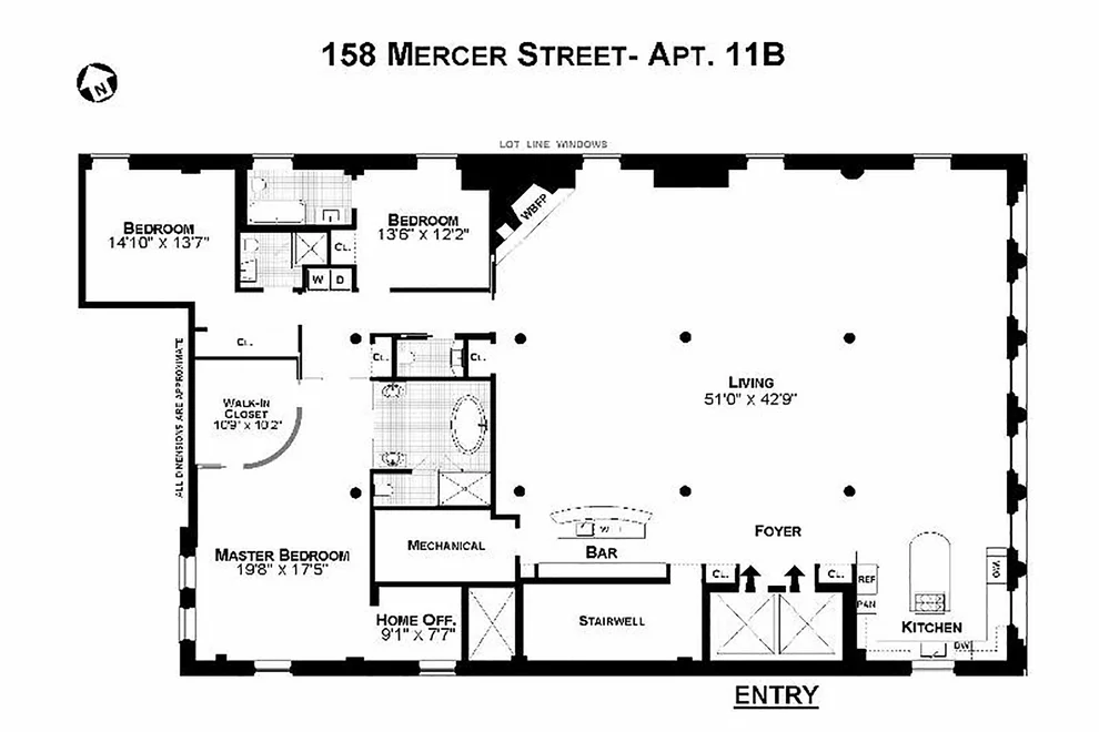 Unit for sale at 158 Mercer Street, Manhattan, NY 10012