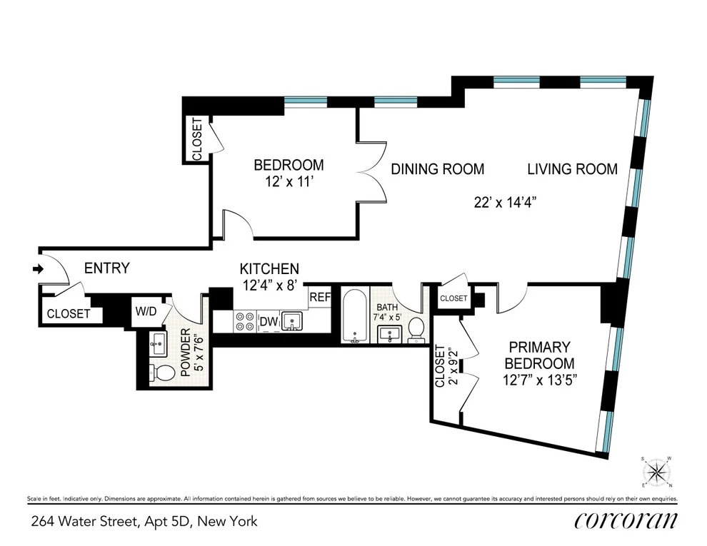 Unit for sale at 264 WATER Street, Manhattan, NY 10038