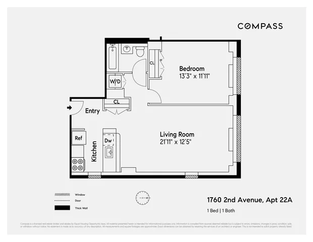 Unit for sale at 1760 2nd Avenue, Manhattan, NY 10128