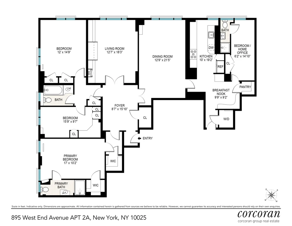 Unit for sale at 895 W END Avenue, Manhattan, NY 10025