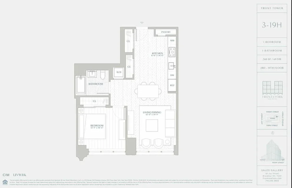 Unit for sale at 180 Front Street, Brooklyn, NY 11201