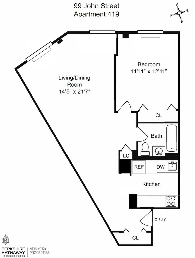 Unit for sale at 99 JOHN Street, Manhattan, NY 10038