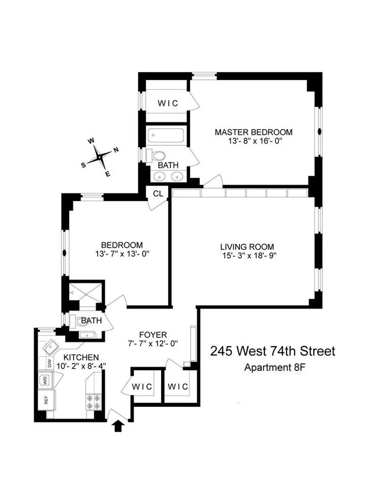 Unit for sale at 245 W 74th Street, Manhattan, NY 10023