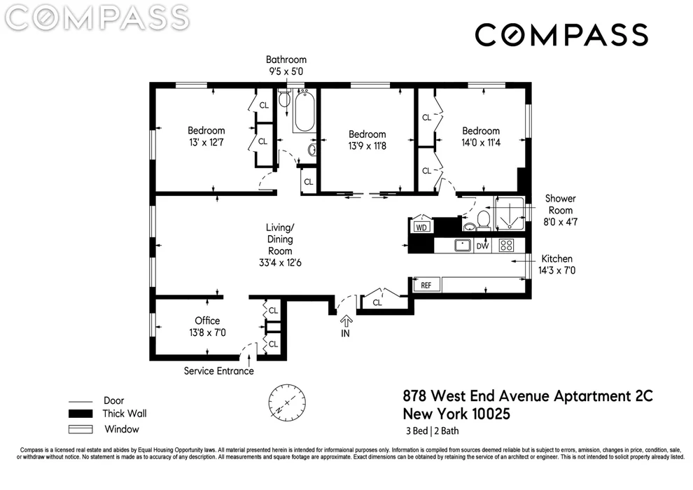 Unit for sale at 878 W End Avenue, Manhattan, NY 10025