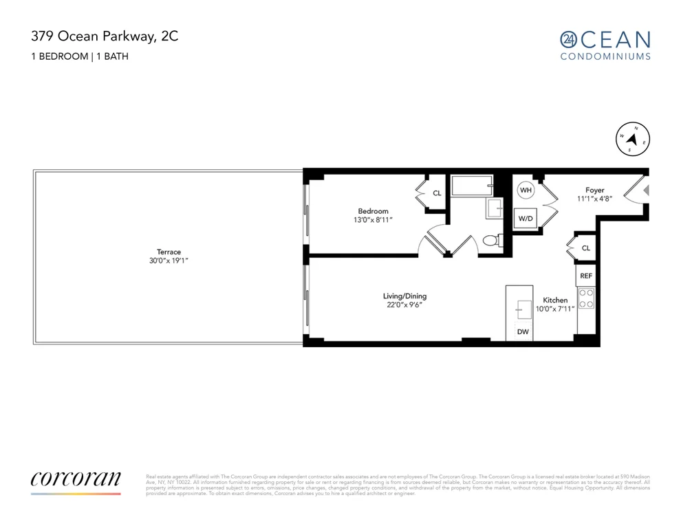 Unit for sale at 379 Ocean Parkway, Brooklyn, NY 11218