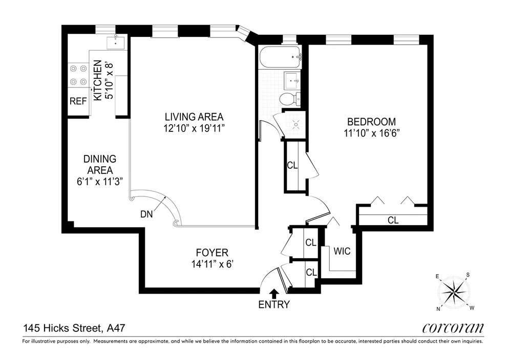 Unit for sale at 145 HICKS Street, Brooklyn, NY 11201