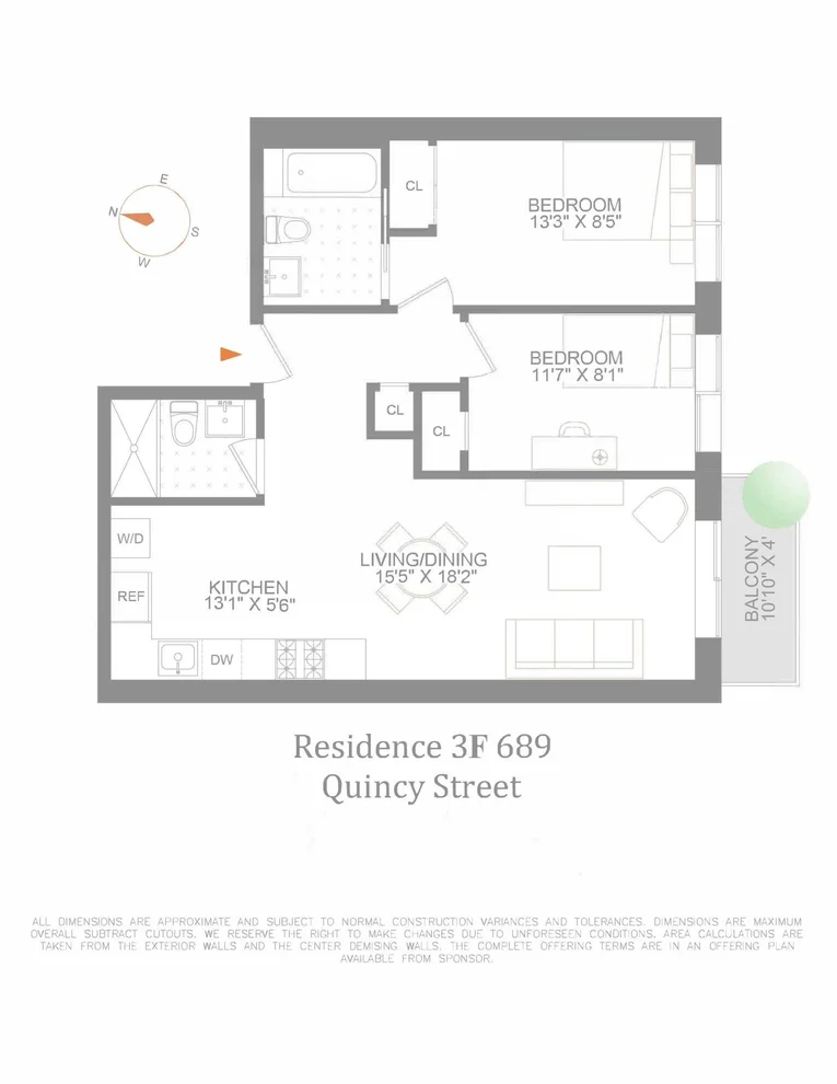 Unit for sale at 689 QUINCY Street, Brooklyn, NY 11221