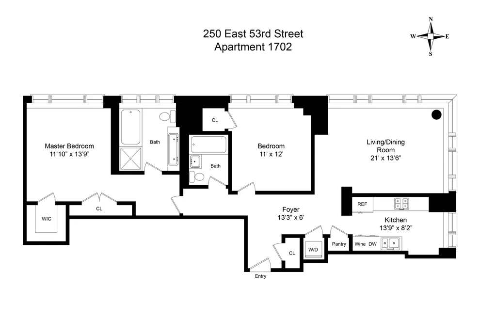Unit for sale at 250 E 53RD Street, Manhattan, NY 10022