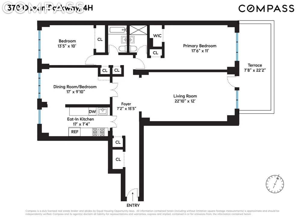 Unit for sale at 370 Ocean Parkway, Brooklyn, NY 11218