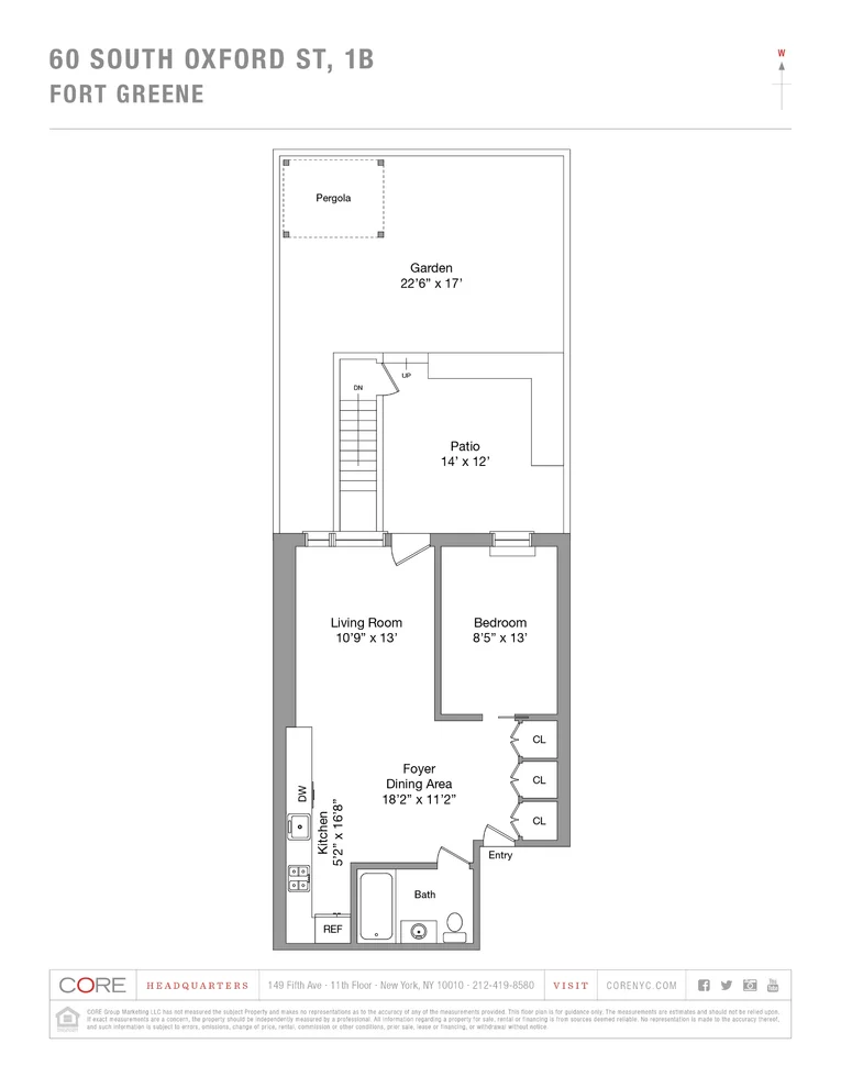 Unit for sale at 60 S OXFORD Street, Brooklyn, NY 11217