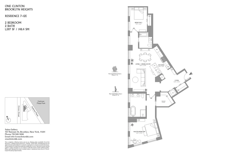 Unit for sale at 1 CLINTON Street, Brooklyn, NY 11201