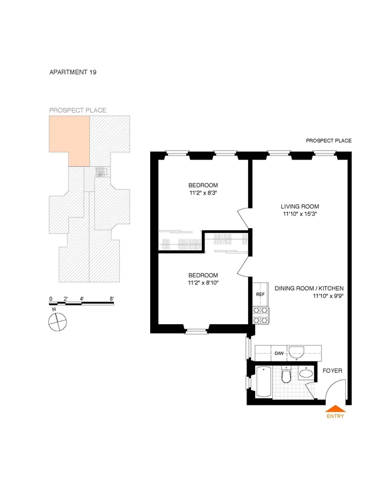 Unit for sale at 382 PROSPECT Place, Brooklyn, NY 11238