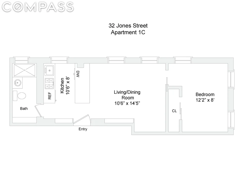 Unit for sale at 32 Jones Street, Manhattan, NY 10014