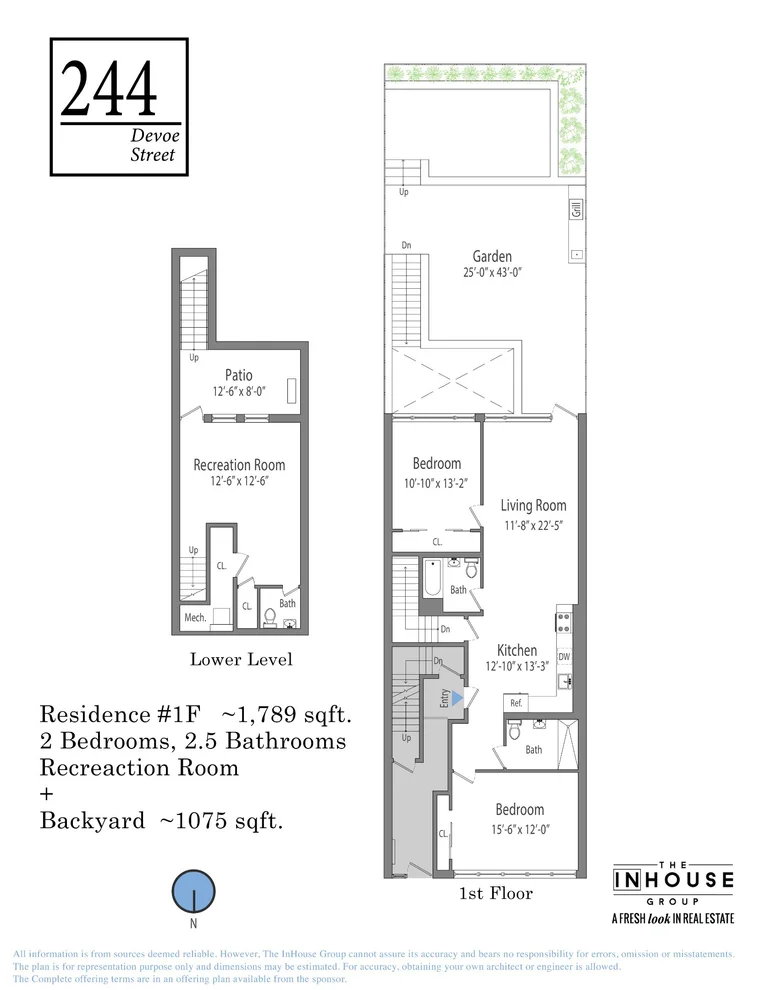 Unit for sale at 244 DEVOE Street, Brooklyn, NY 11211
