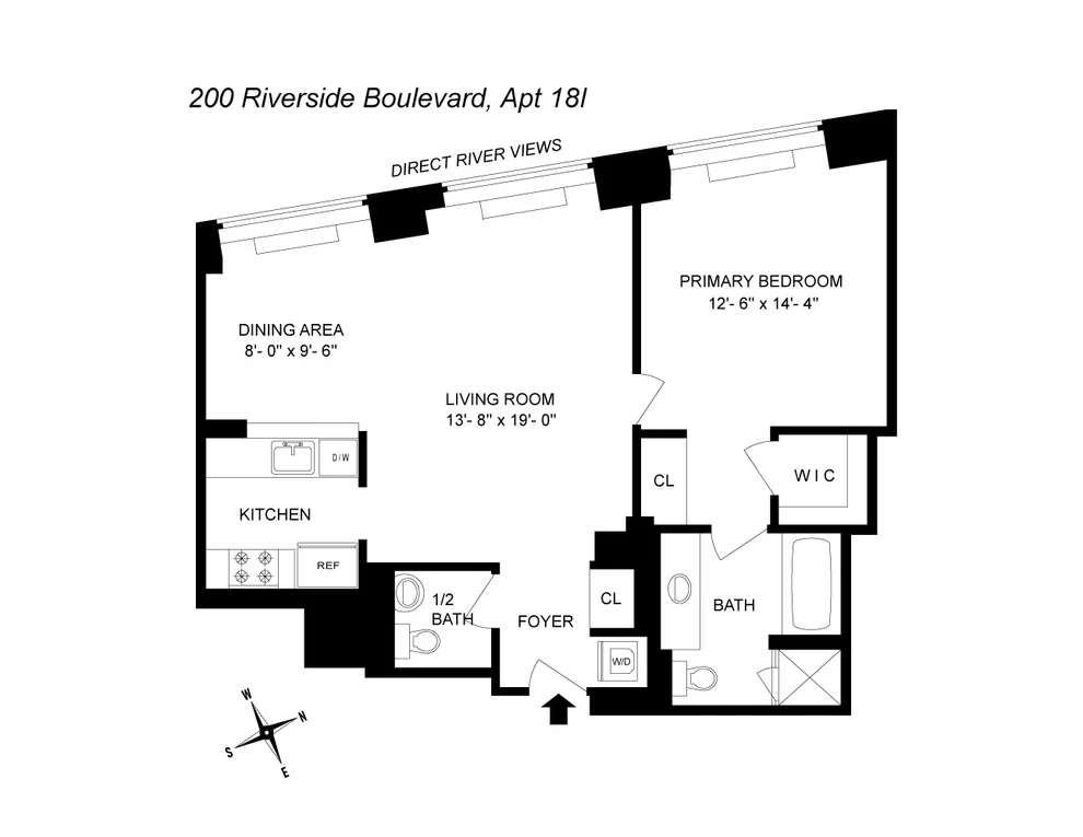 Unit for sale at 200 Riverside Boulevard, Manhattan, NY 10069