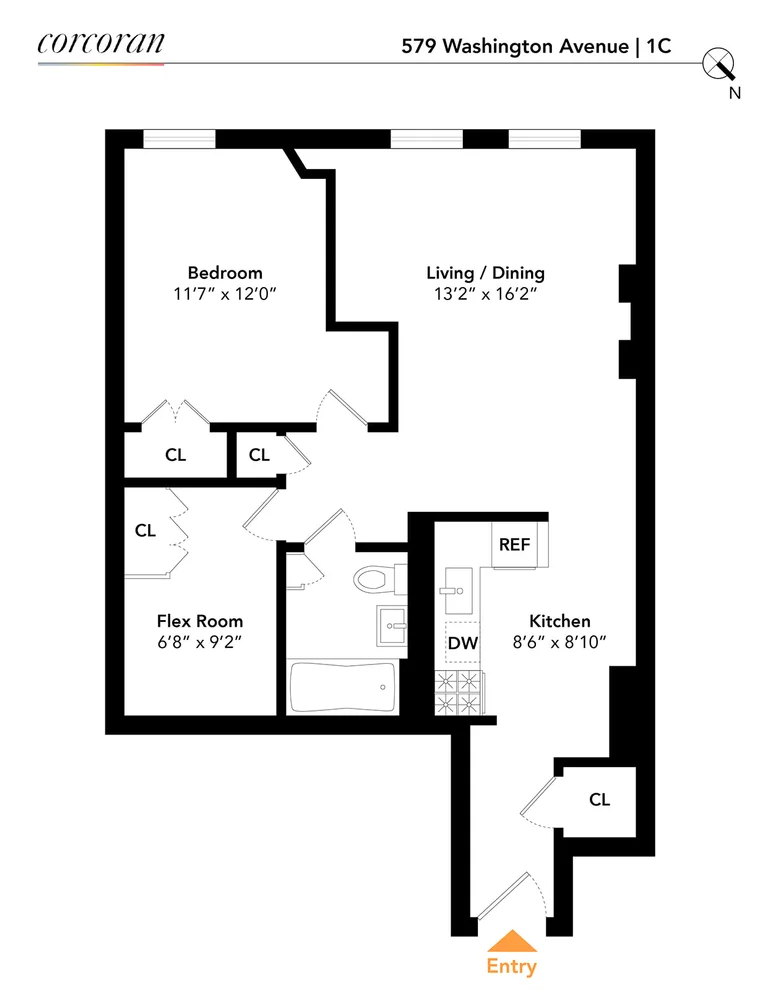 Unit for sale at 579 WASHINGTON Avenue, Brooklyn, NY 11238