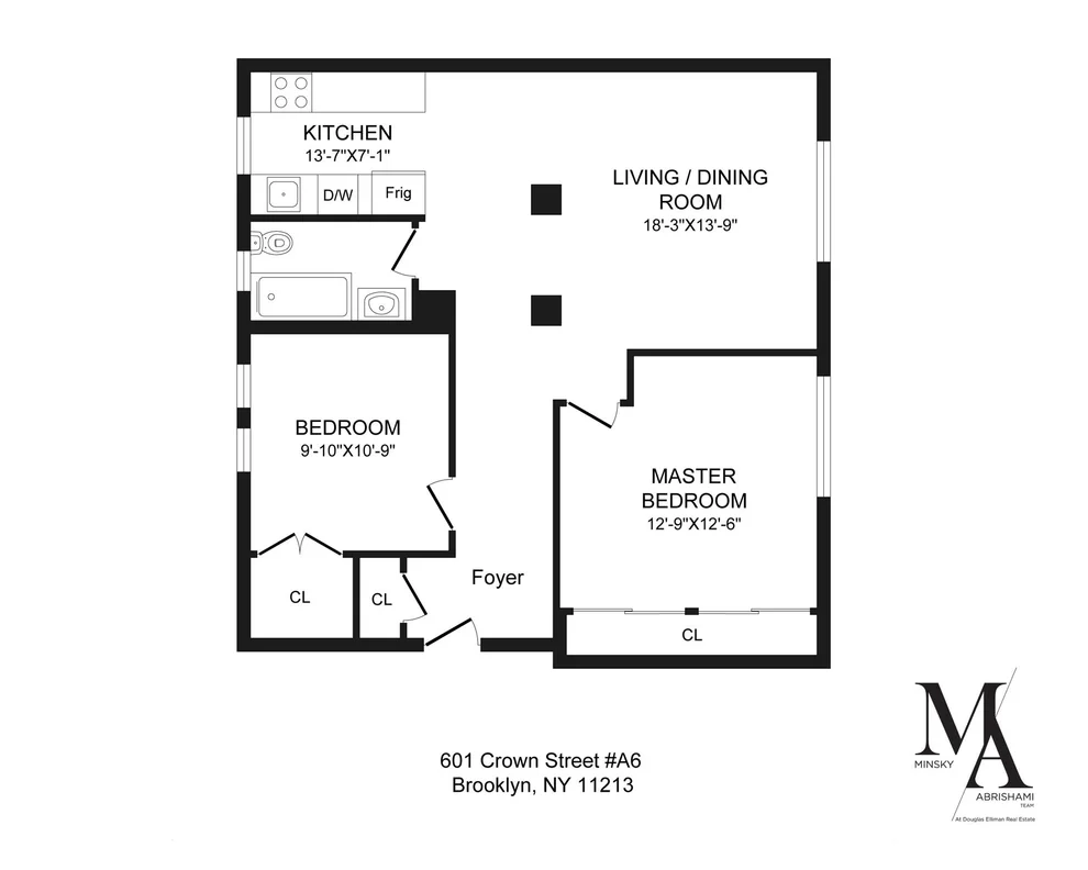 Unit for sale at 601 CROWN Street, Brooklyn, NY 11213