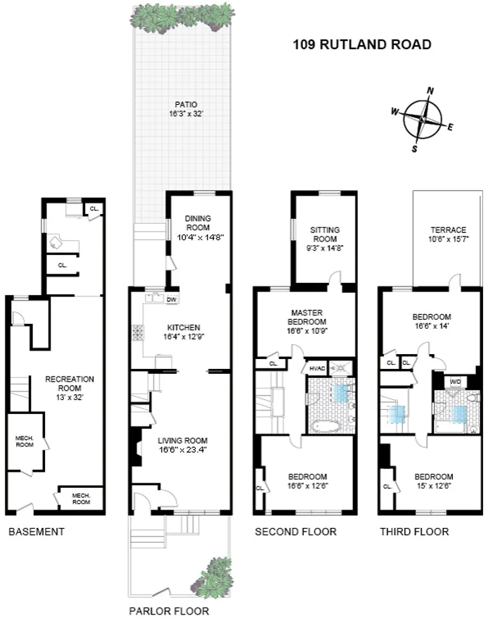 Unit for sale at 109 RUTLAND Road, Brooklyn, NY 11225