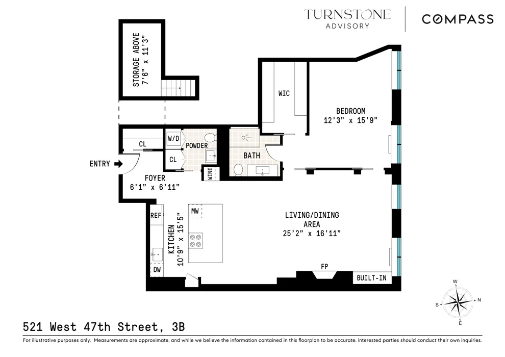 Unit for sale at 521 W 47th Street, Manhattan, NY 10036