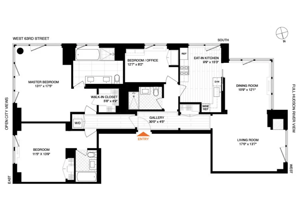 Unit for sale at 80 Riverside Boulevard, Manhattan, NY 10069