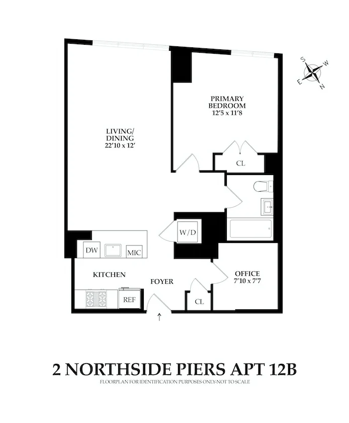 Unit for sale at 2 NORTHSIDE PIERS, Brooklyn, NY 11249