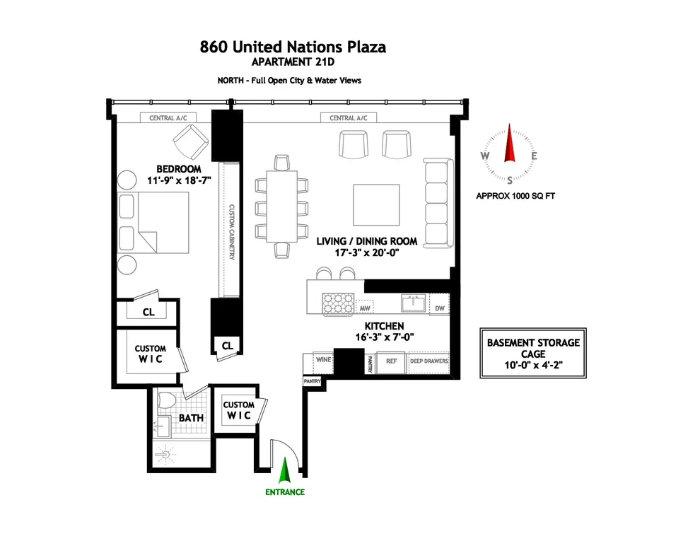 Unit for sale at 860 UNITED NATIONS Plaza, Manhattan, NY 10017