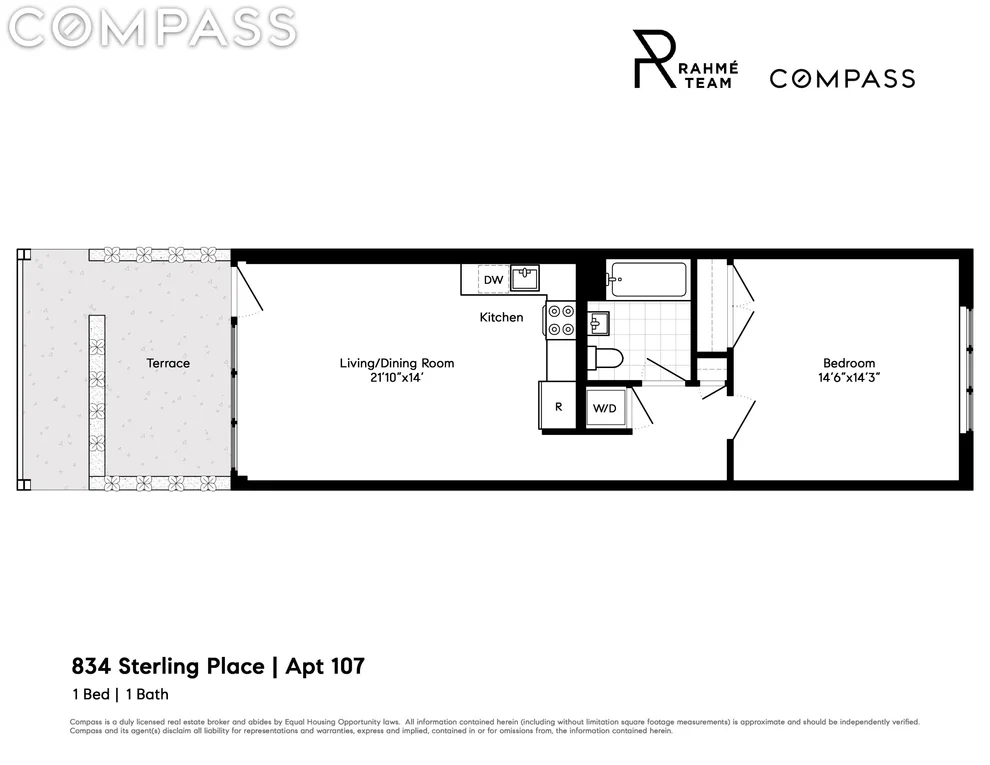 Unit for sale at 834 Sterling Place, Brooklyn, NY 11216