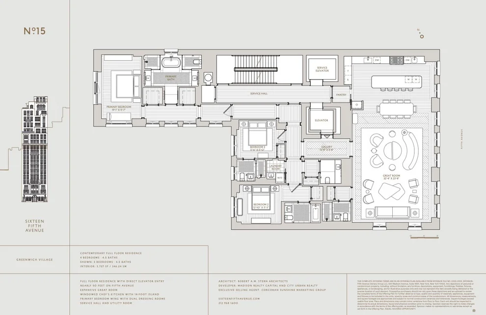 Unit for sale at 16 5TH Avenue, Manhattan, NY 10011