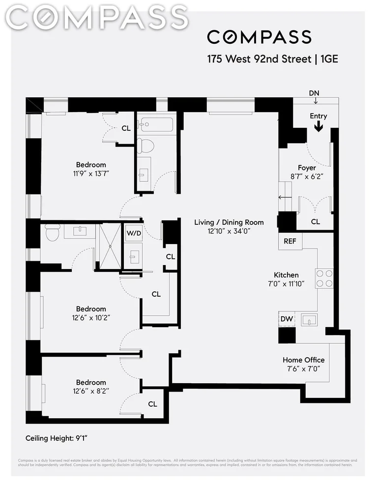 Unit for sale at 175 W 92nd Street, Manhattan, NY 10025