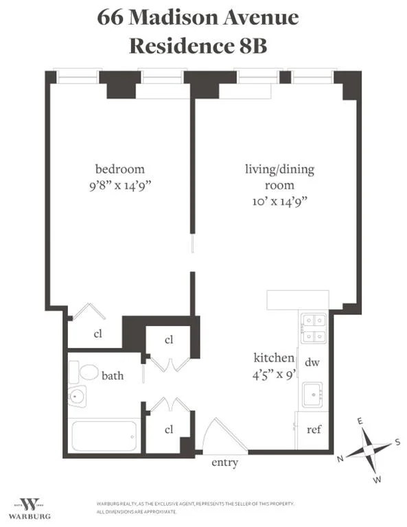 Unit for sale at 66 Madison Avenue, Manhattan, NY 10016