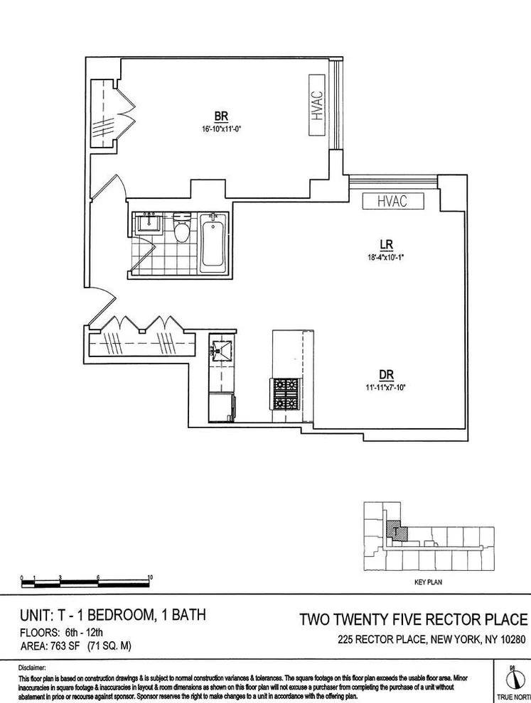 Unit for sale at 225 RECTOR Place, Manhattan, NY 10280