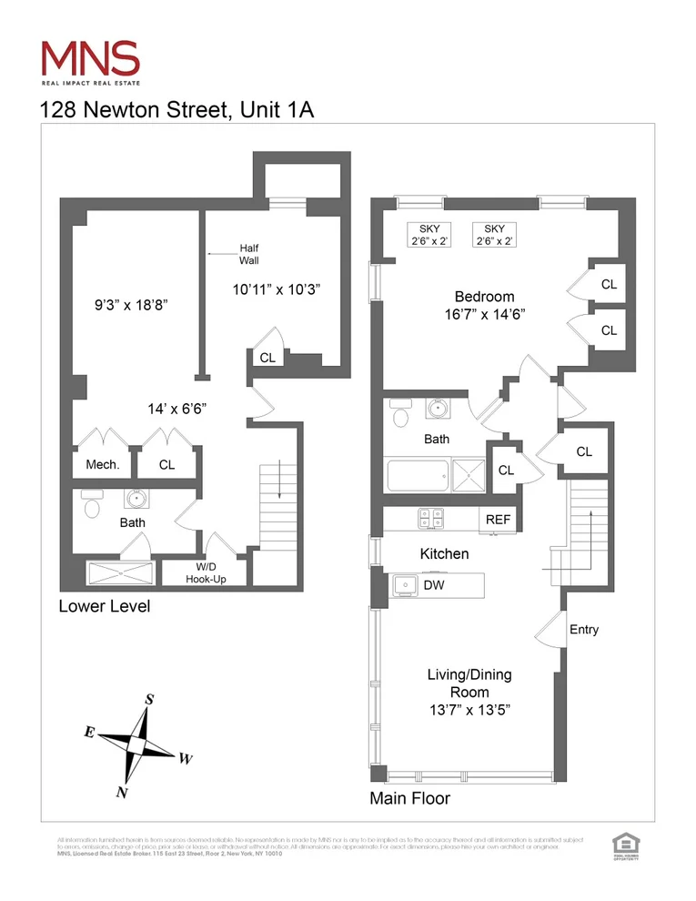 Unit for sale at 128 Newton Street, Brooklyn, NY 11222