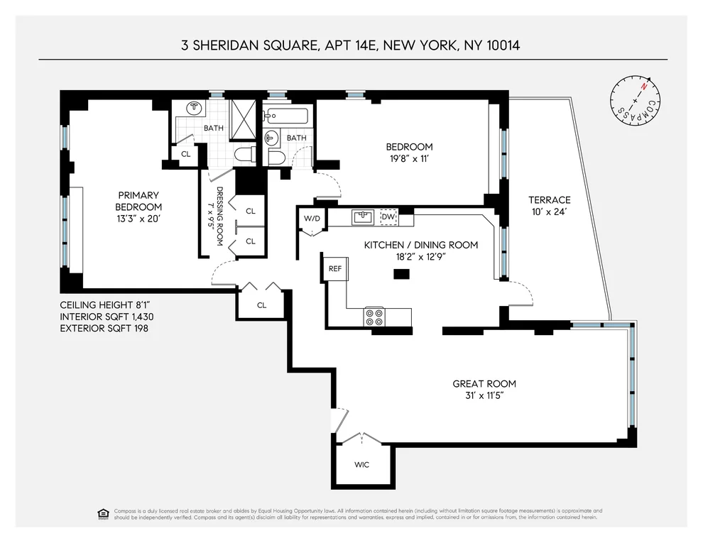 Unit for sale at 3 Sheridan Square, Manhattan, NY 10014