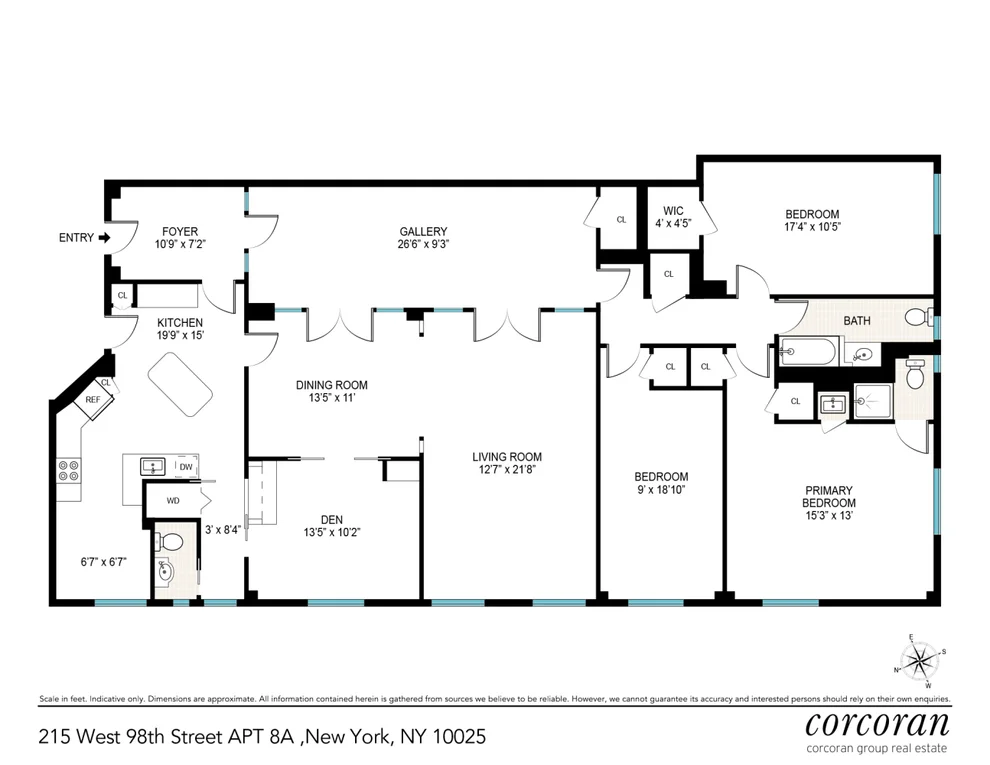 Unit for sale at 215 W 98TH Street, Manhattan, NY 10025