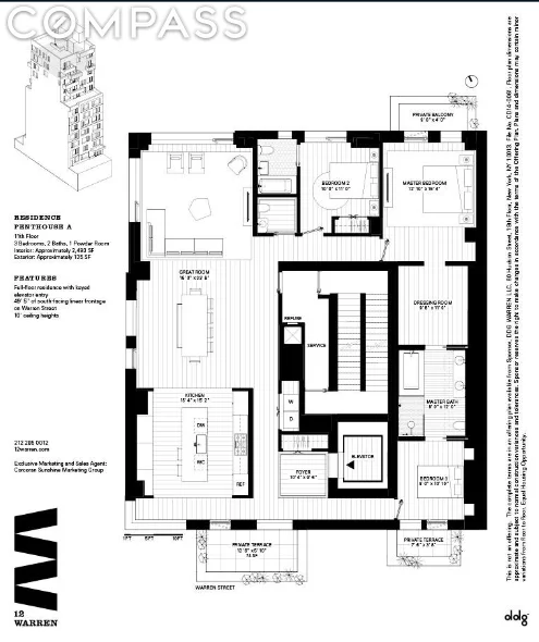Unit for sale at 12 Warren Street, Manhattan, NY 10007