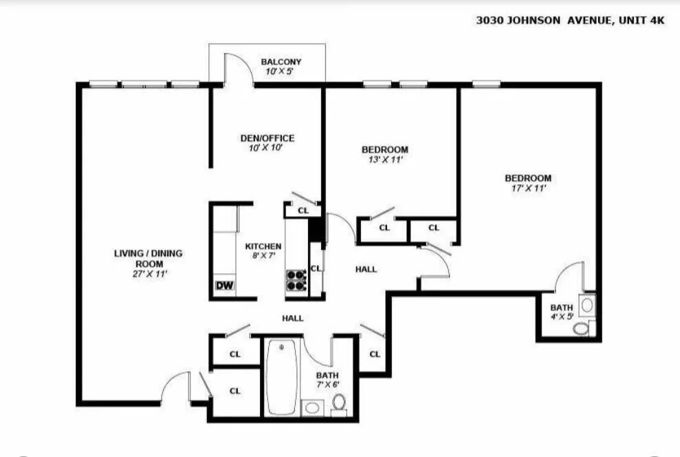 Unit for sale at 3030 JOHNSON Avenue, Bronx, NY 10463