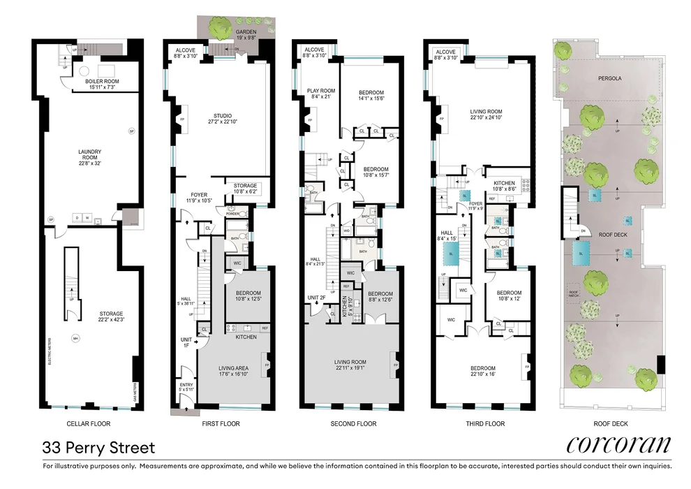 Unit for sale at 33 PERRY Street, Manhattan, NY 10014