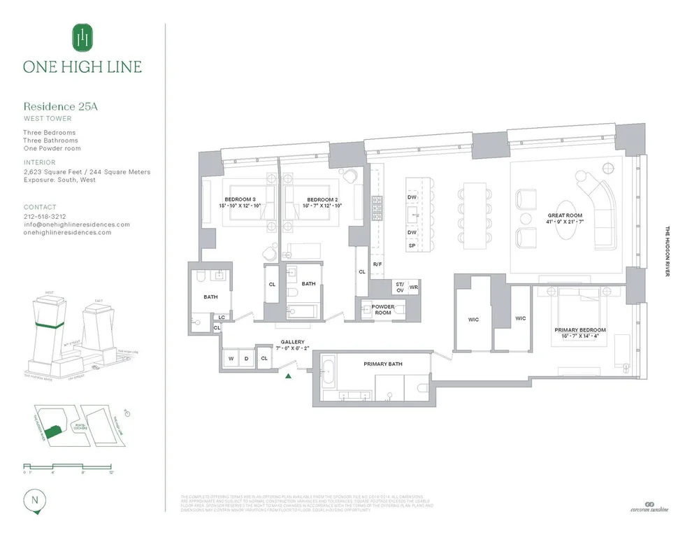 Unit for sale at 500 W 18TH Street, Manhattan, NY 10011