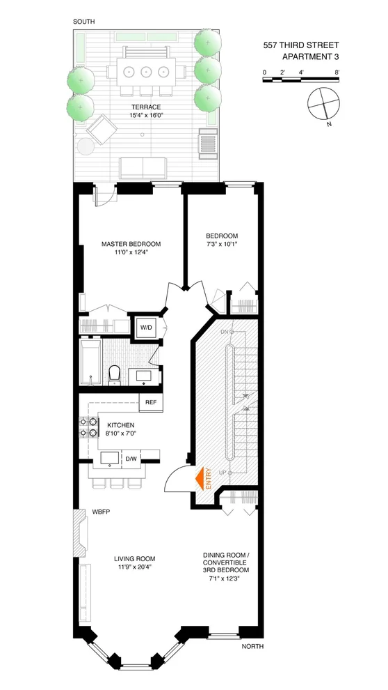 Unit for sale at 557 3rd Street, Brooklyn, NY 11215