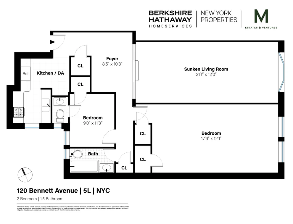 Unit for sale at 120 BENNETT Avenue, Manhattan, NY 10033