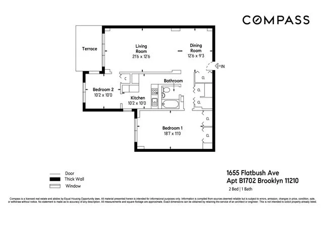 Unit for sale at 1655 Flatbush Avenue, Brooklyn, NY 11210