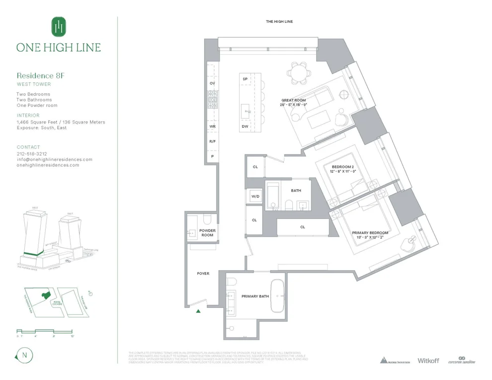 Unit for sale at 500 W 18TH Street, Manhattan, NY 10011