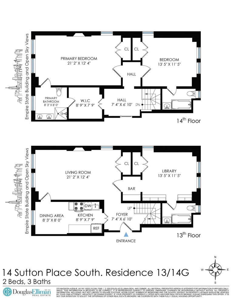Unit for sale at 14 SUTTON Place S, Manhattan, NY 10022