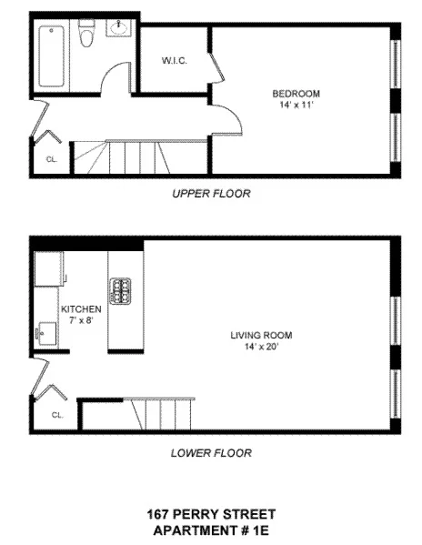 Unit for sale at 167 PERRY Street, Manhattan, NY 10014